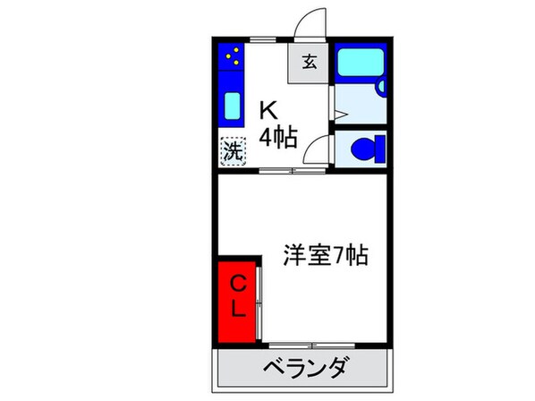 ラフィ－ネ曽根ⅢＣの物件間取画像